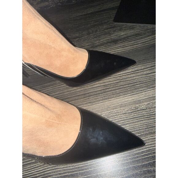 NWOT $1225 Alaïa Nude Suede / Black Patent Short Boot 90 Size 41 - Picture 3 of 11